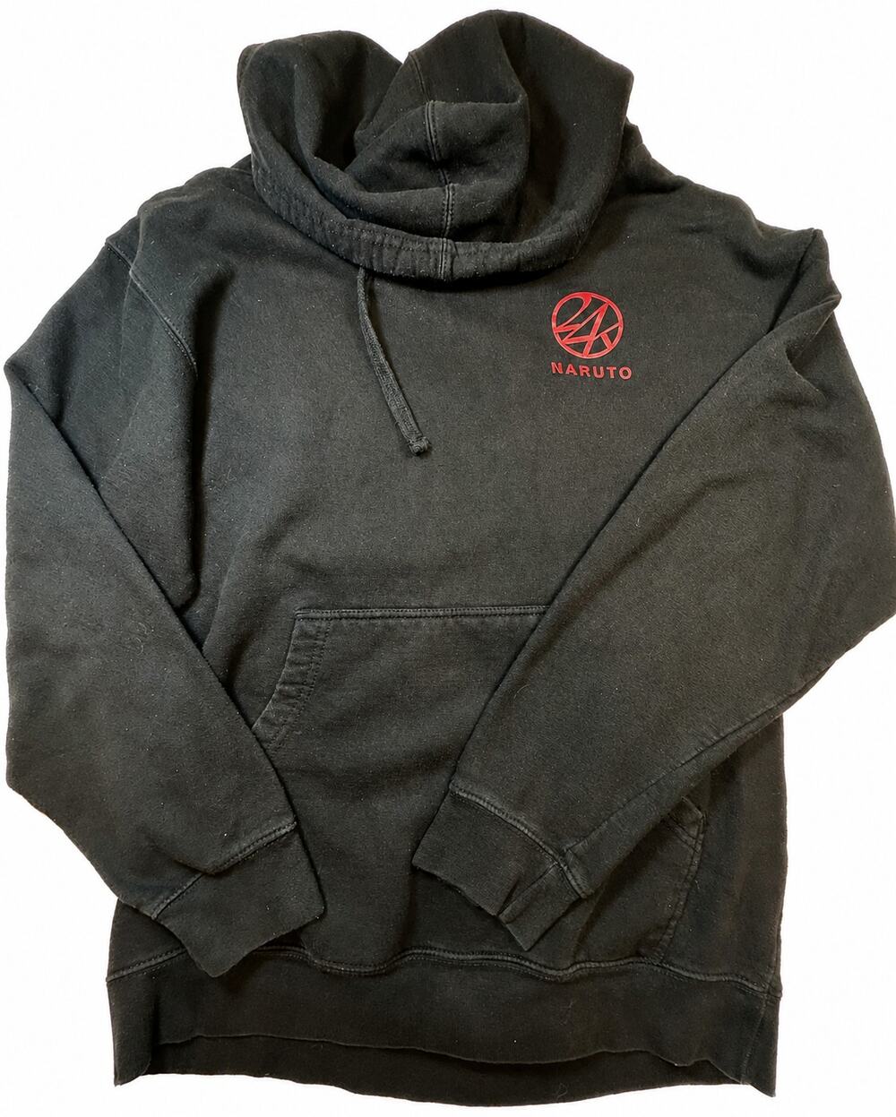 24Karats x Naruto Shippuden 20th Anniversary Hoodie Men’s M Black Anime Graphic